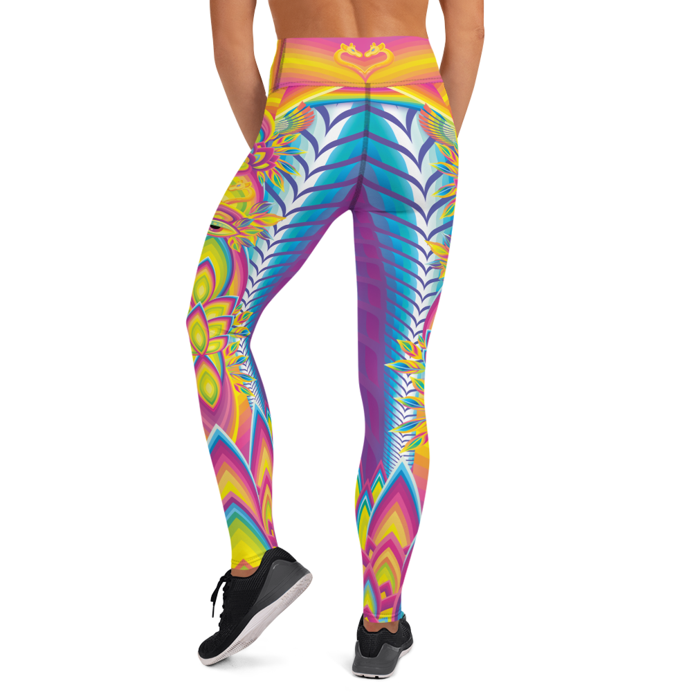 Rainbow Jungle - Yoga Leggings