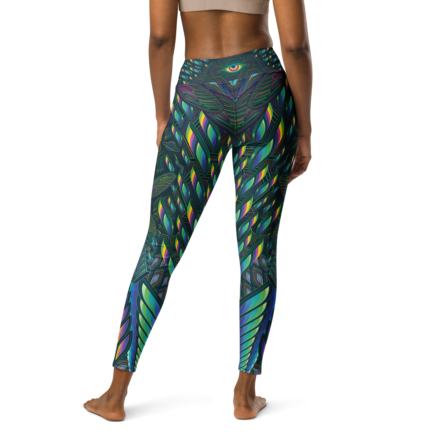 Interstellar Cicada - Yoga Leggings