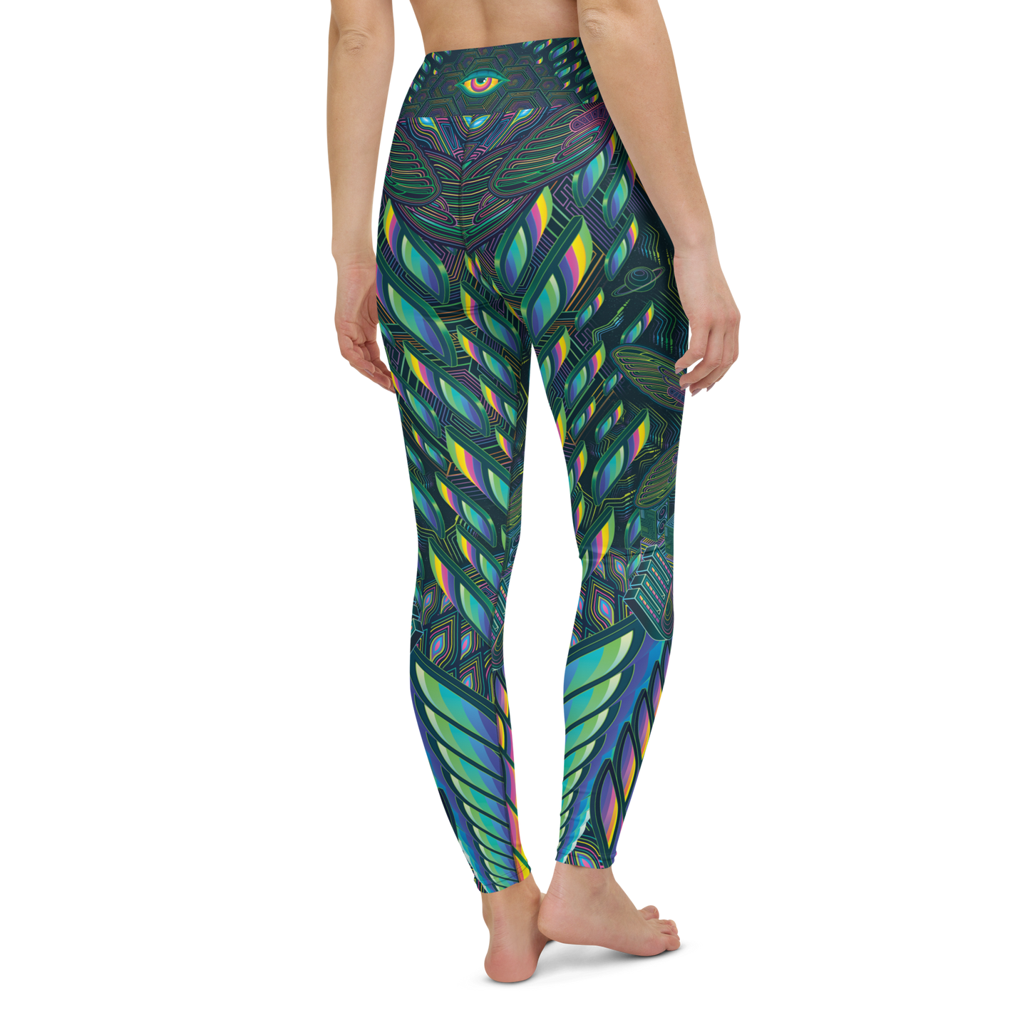 Interstellar Cicada - Yoga Leggings