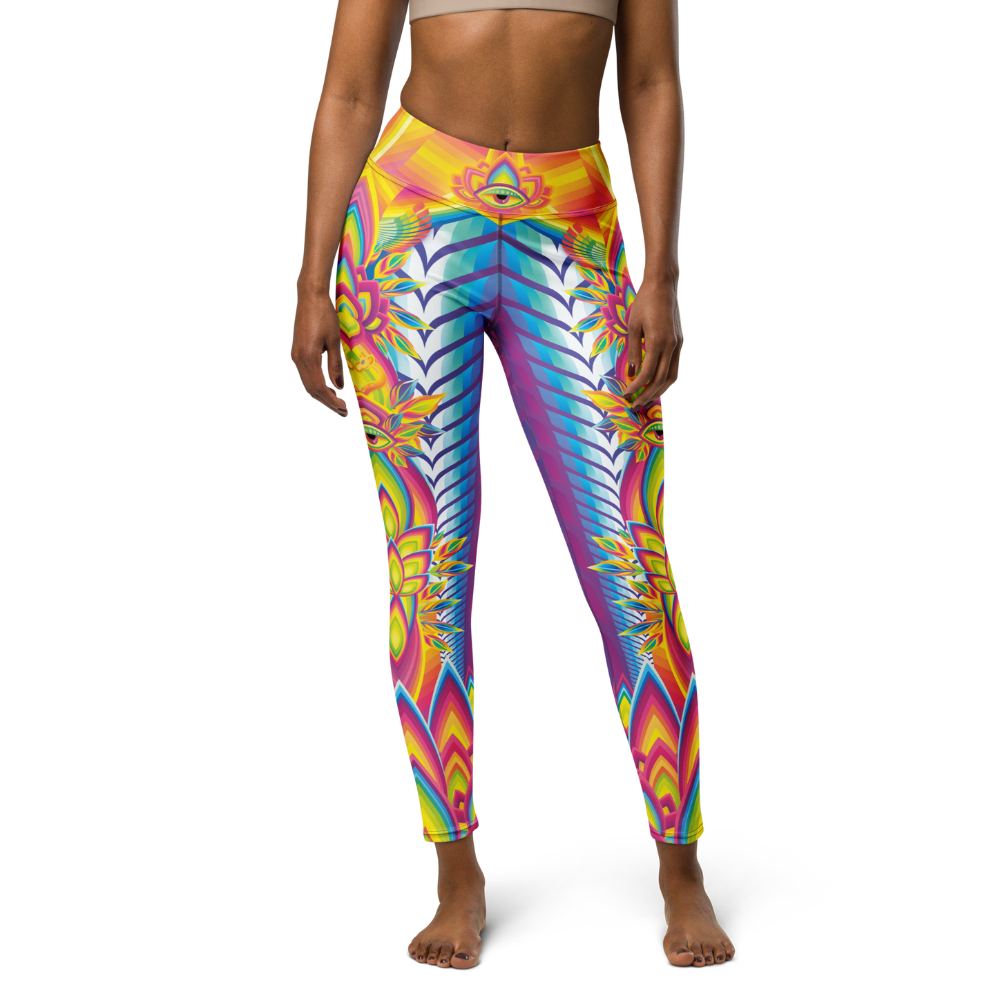 Rainbow Jungle - Yoga Leggings