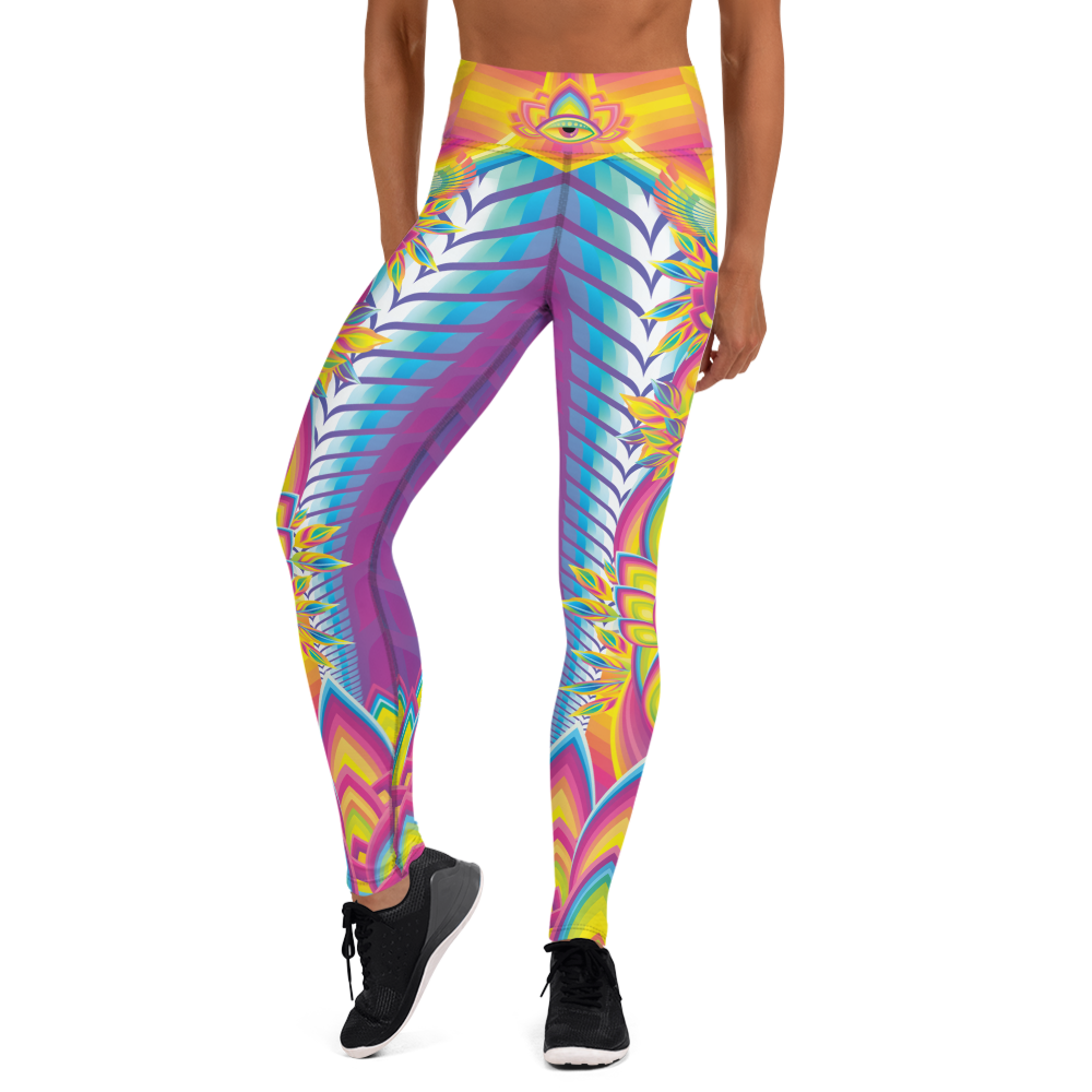 Rainbow Jungle - Yoga Leggings