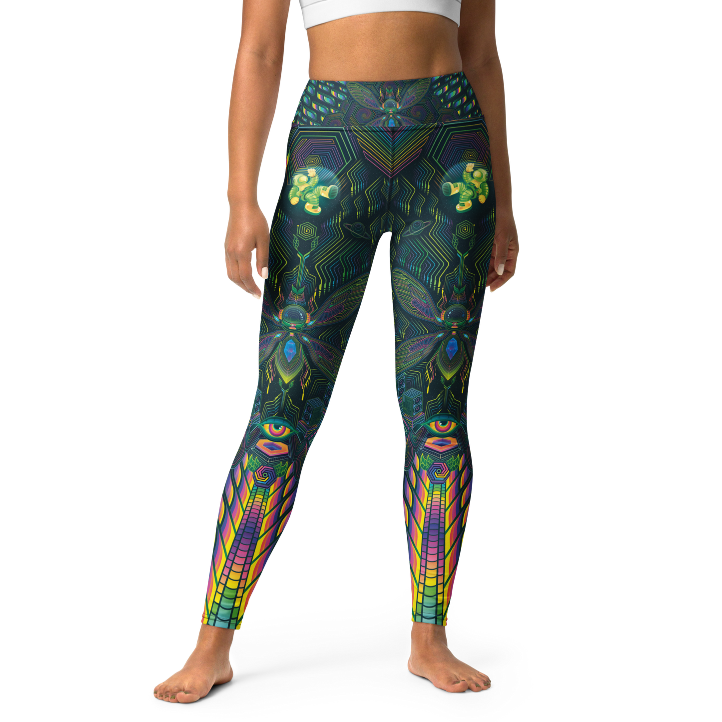 Interstellar Cicada - Yoga Leggings