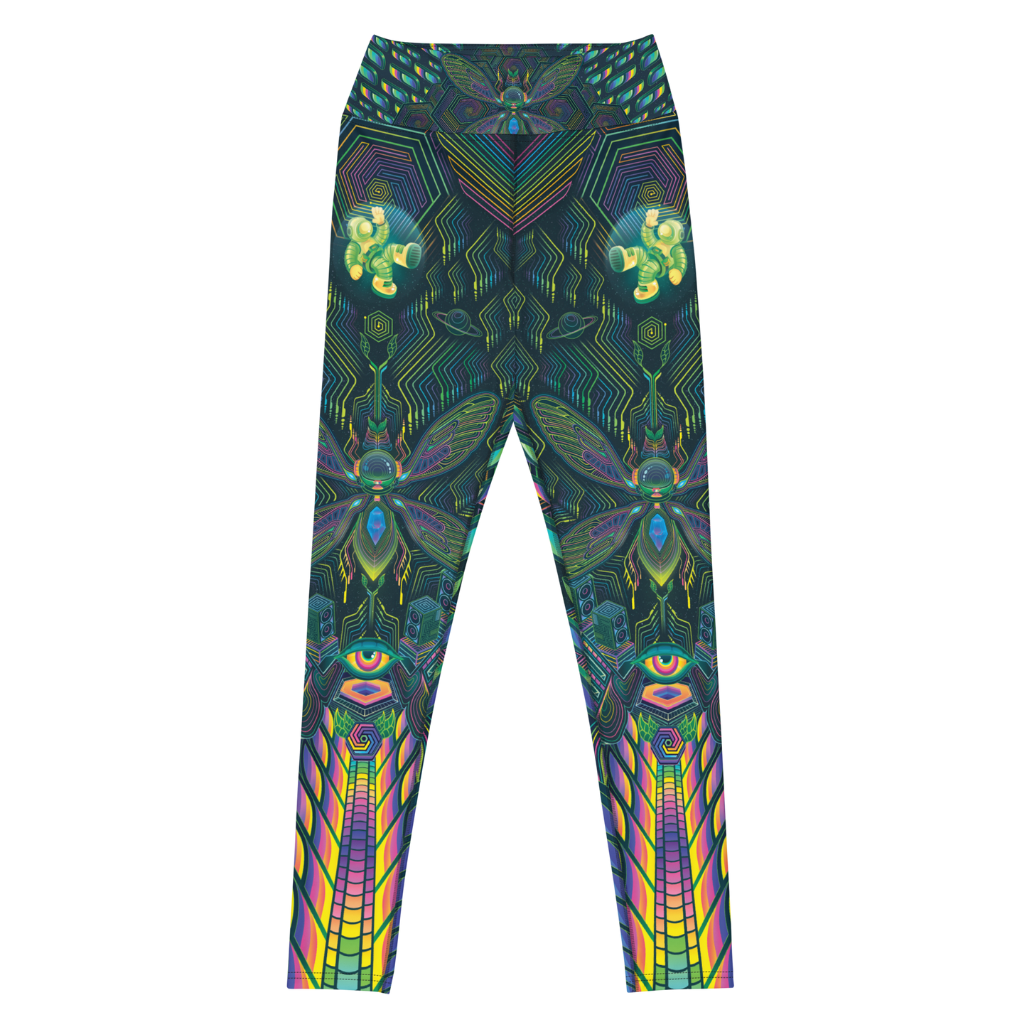 Interstellar Cicada - Yoga Leggings