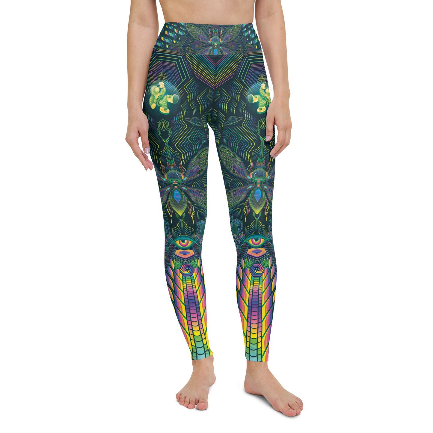 Interstellar Cicada - Yoga Leggings