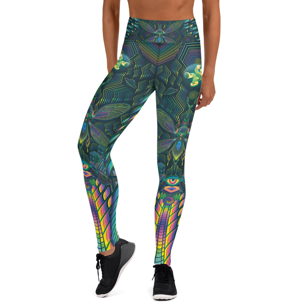 Interstellar Cicada - Yoga Leggings