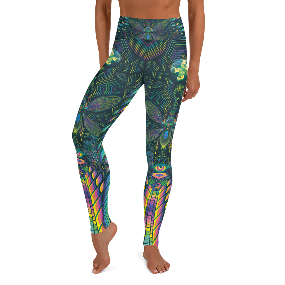 Interstellar Cicada - Yoga Leggings