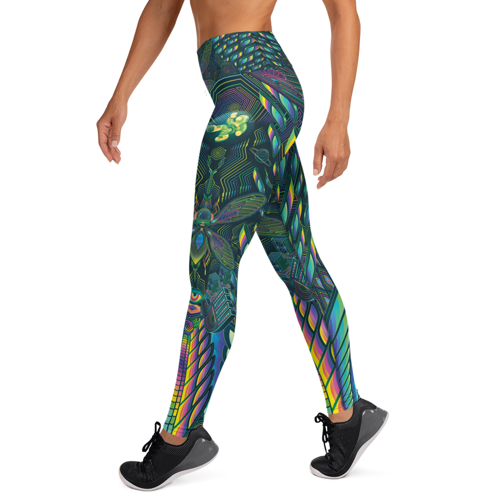 Interstellar Cicada - Yoga Leggings