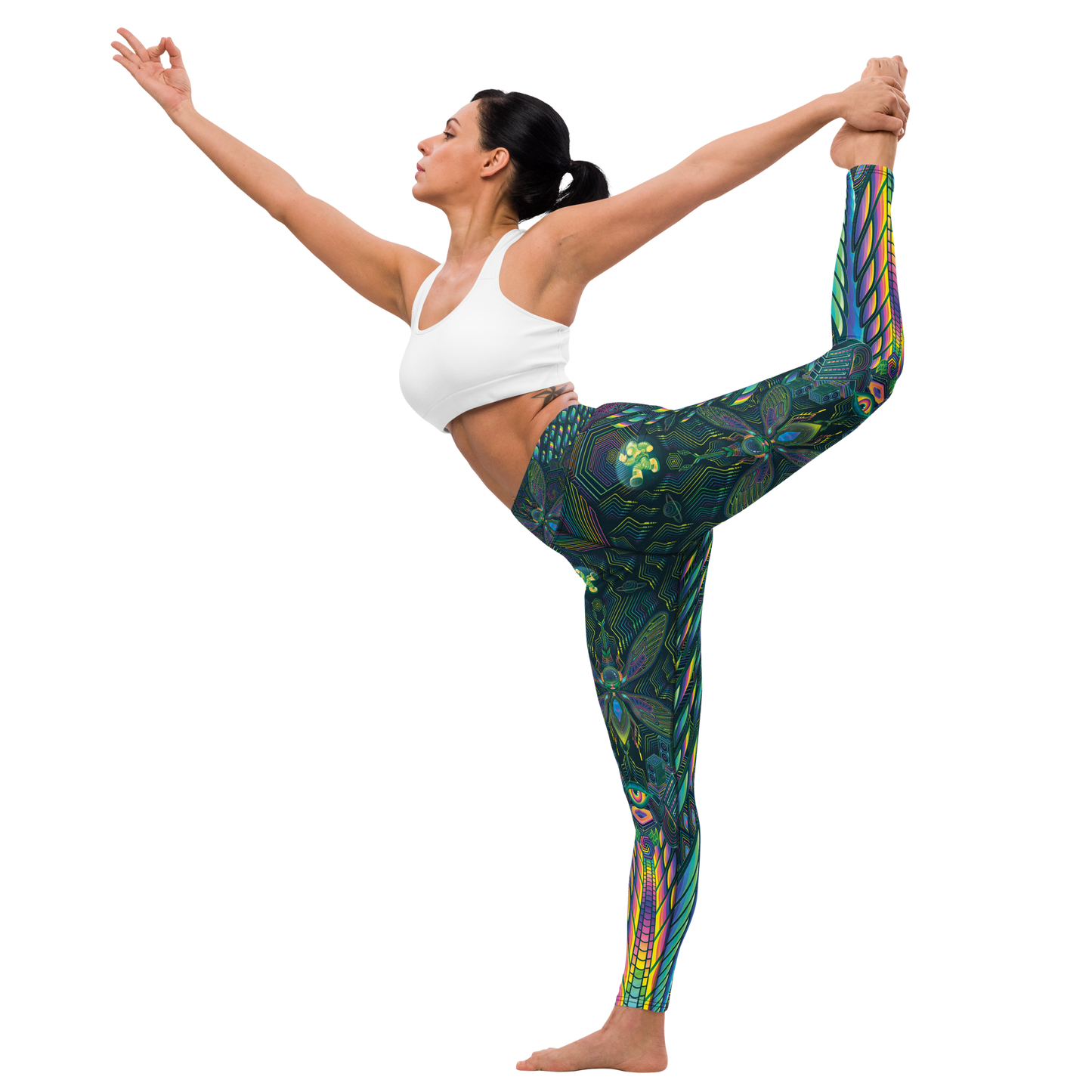 Interstellar Cicada - Yoga Leggings