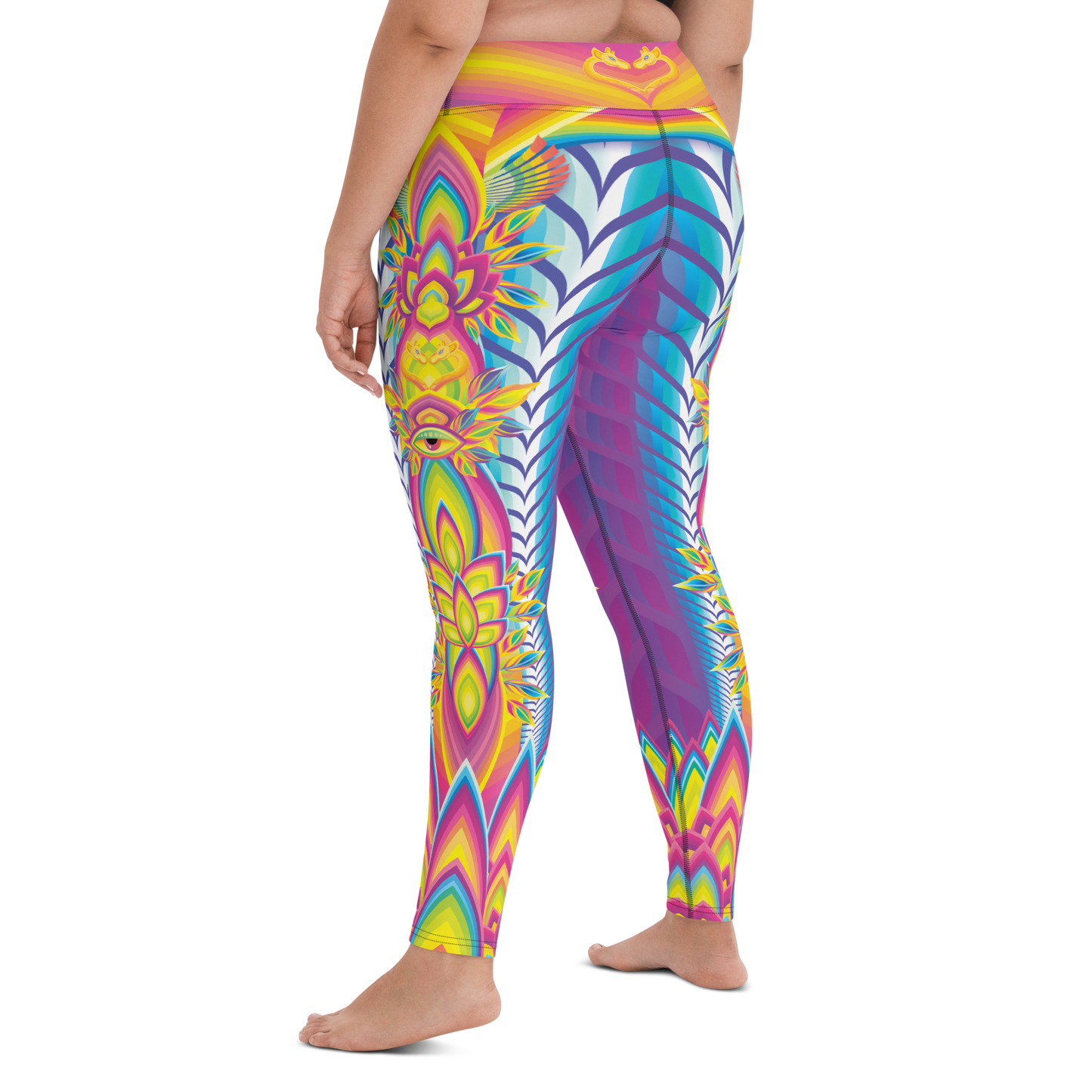 Rainbow Jungle - Yoga Leggings