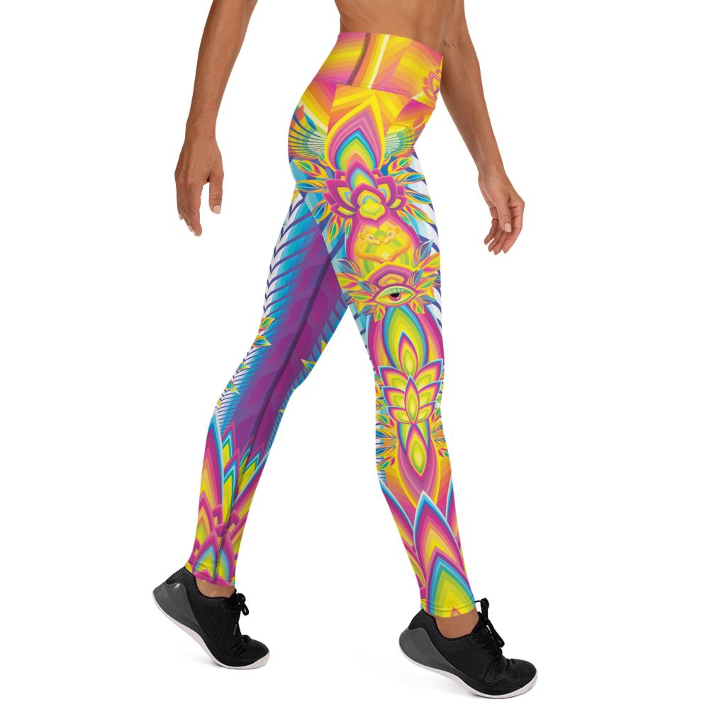 Rainbow Jungle - Yoga Leggings