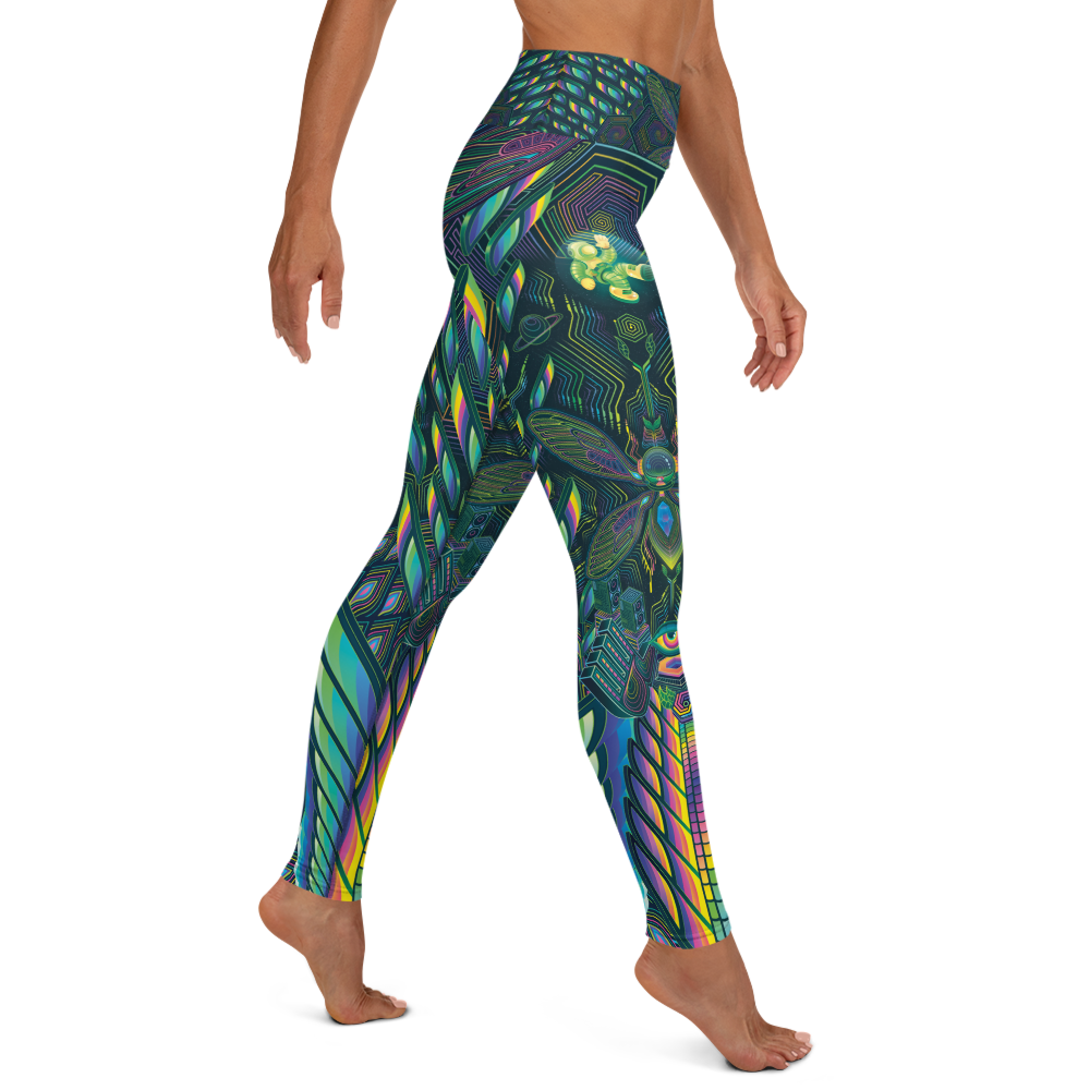 Interstellar Cicada - Yoga Leggings