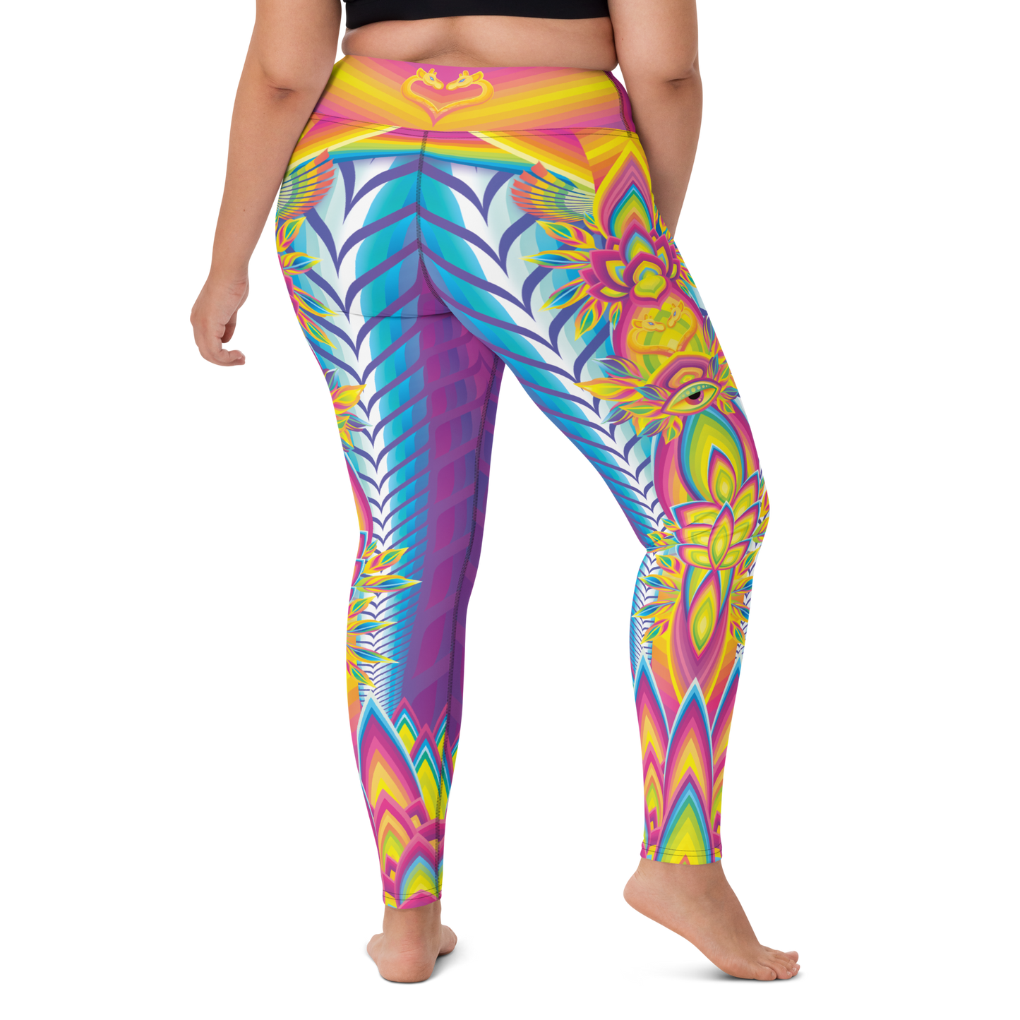 Rainbow Jungle - Yoga Leggings