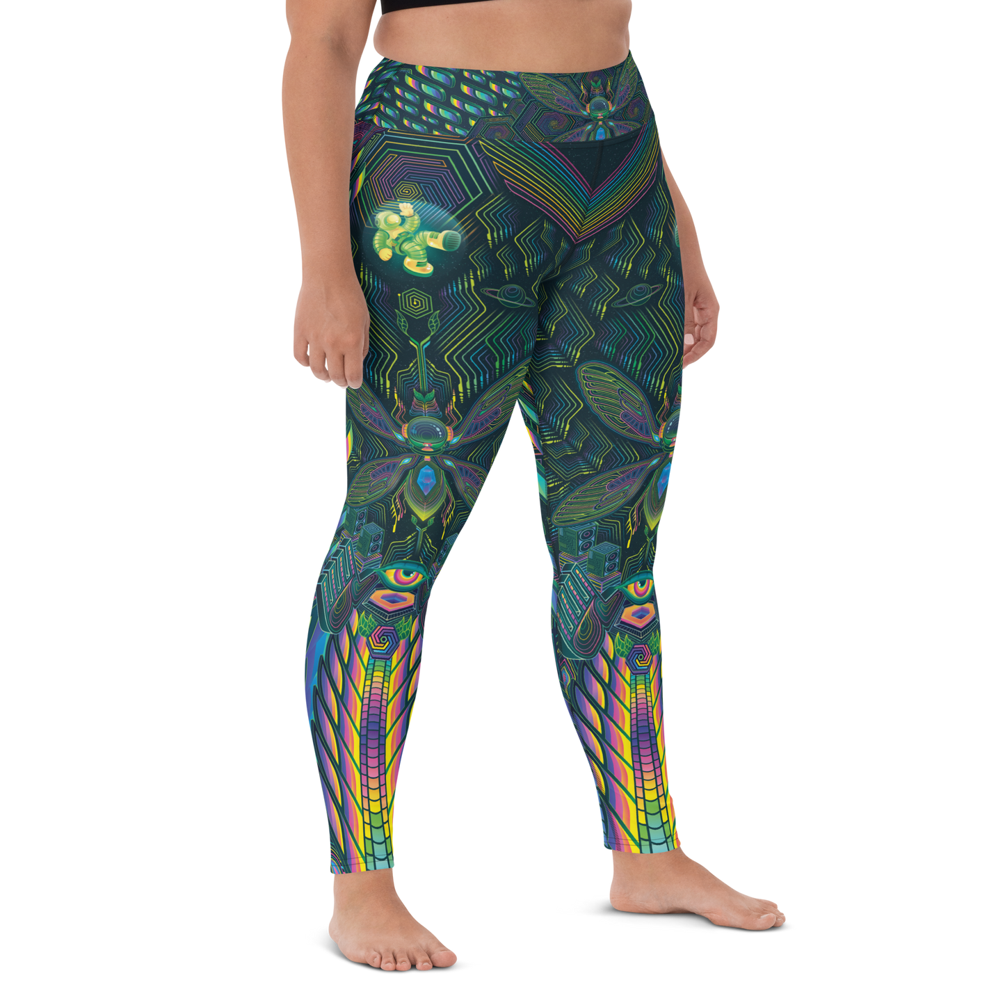 Interstellar Cicada - Yoga Leggings