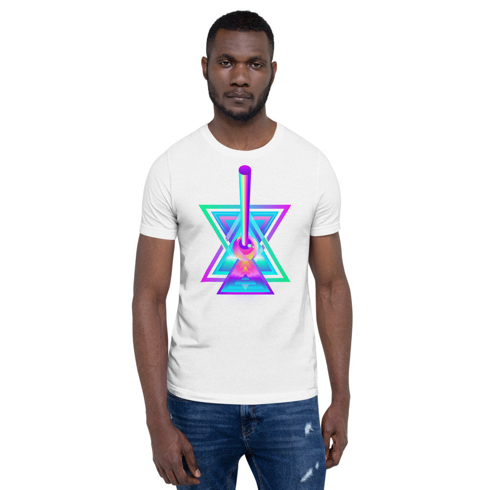 Geo Eye Rainbow - Unisex T-Shirt