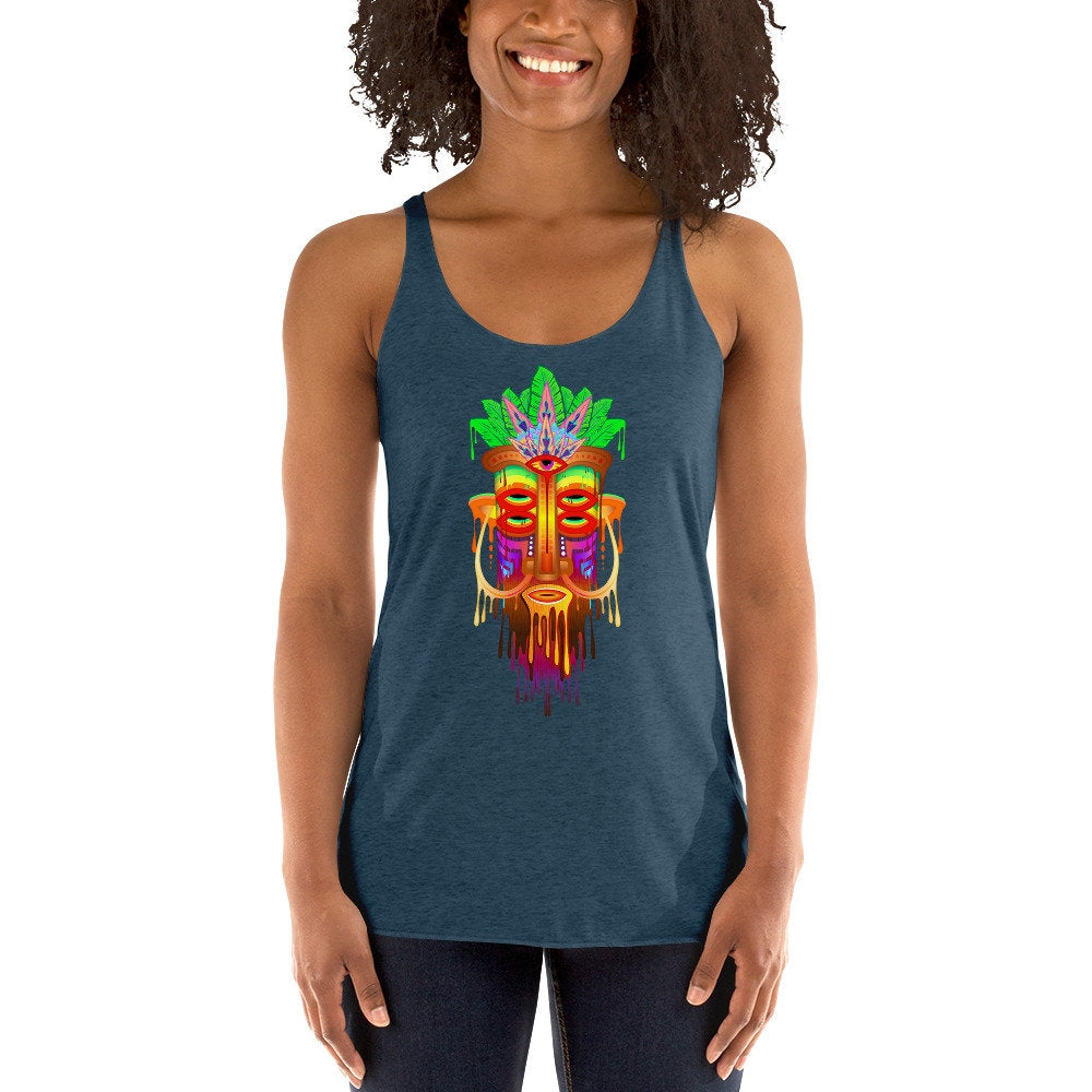 Ladies Tiki Singlet - Triblend Colours