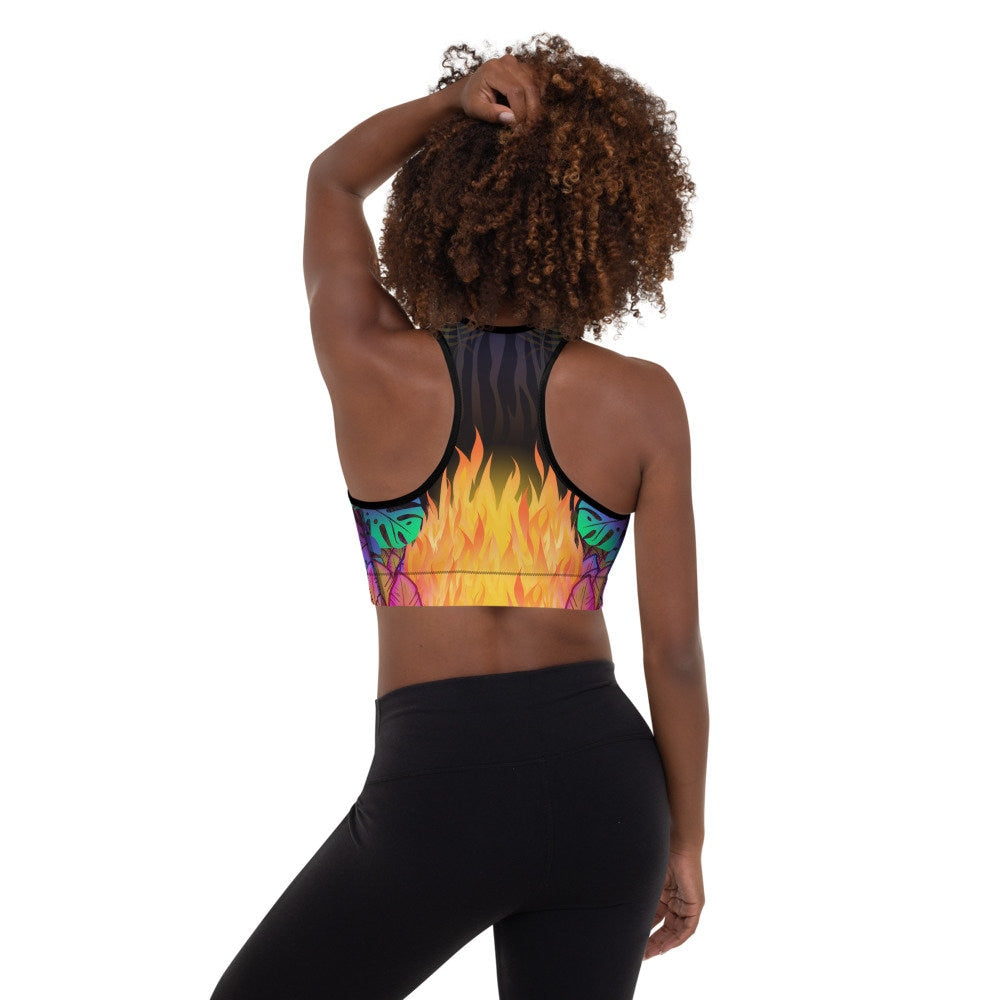 Tiki Head - Padded Sports Bra