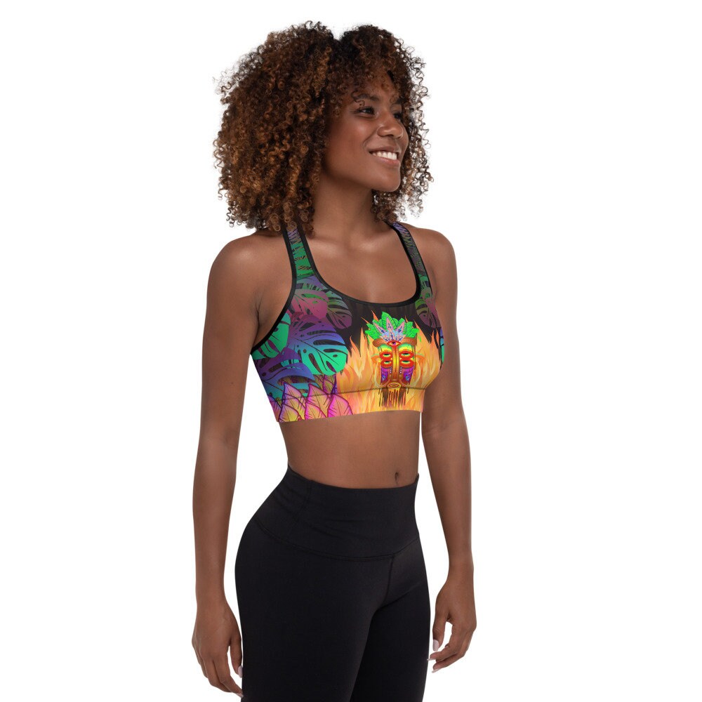 Tiki Head - Padded Sports Bra