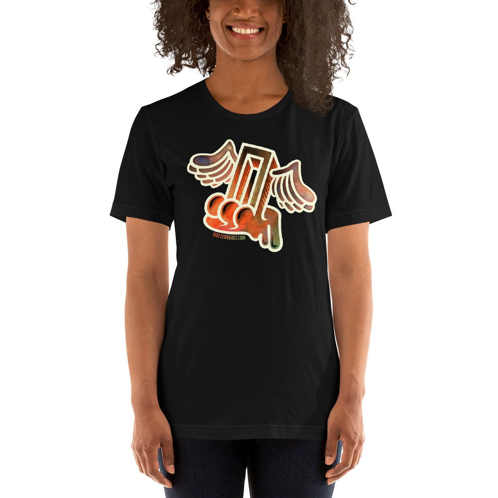 Escher Music Note Dark - Unisex T-Shirt