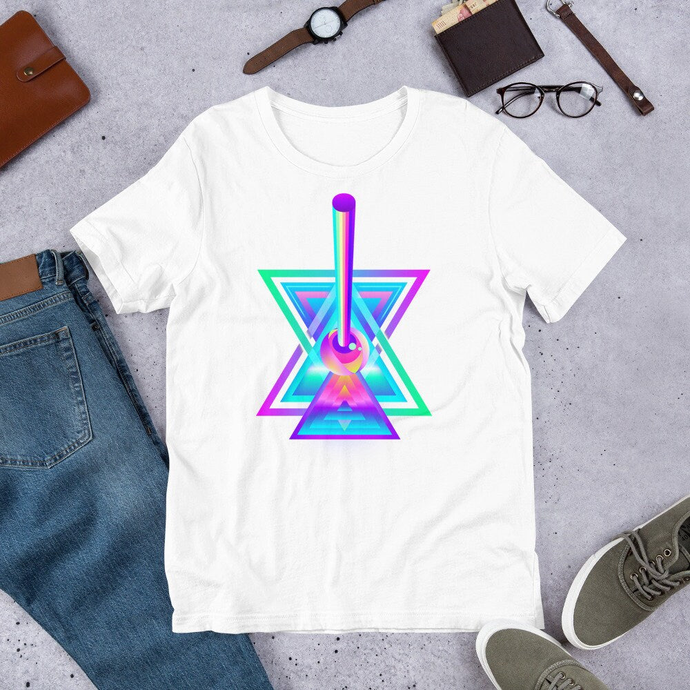 Geo Eye Rainbow - Unisex T-Shirt