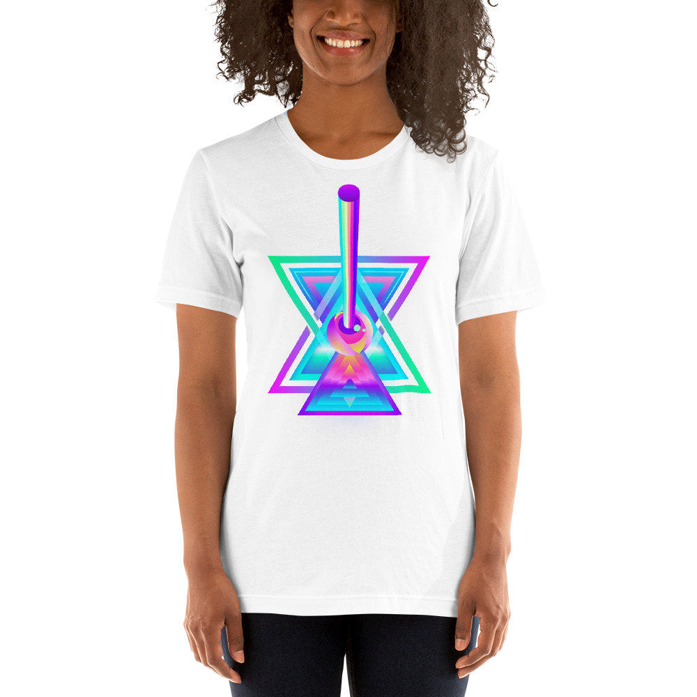 Geo Eye Rainbow - Unisex T-Shirt