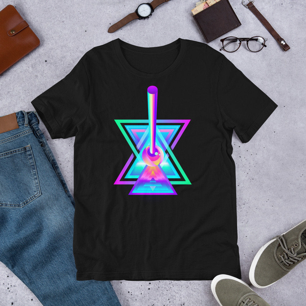 Geo Eye Rainbow - Unisex T-Shirt