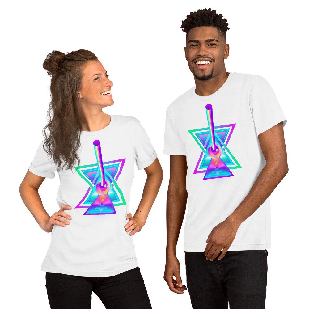 Geo Eye Rainbow - Unisex T-Shirt