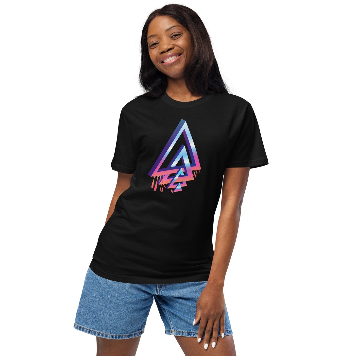 Escher Triangles - Ladies Tshirt