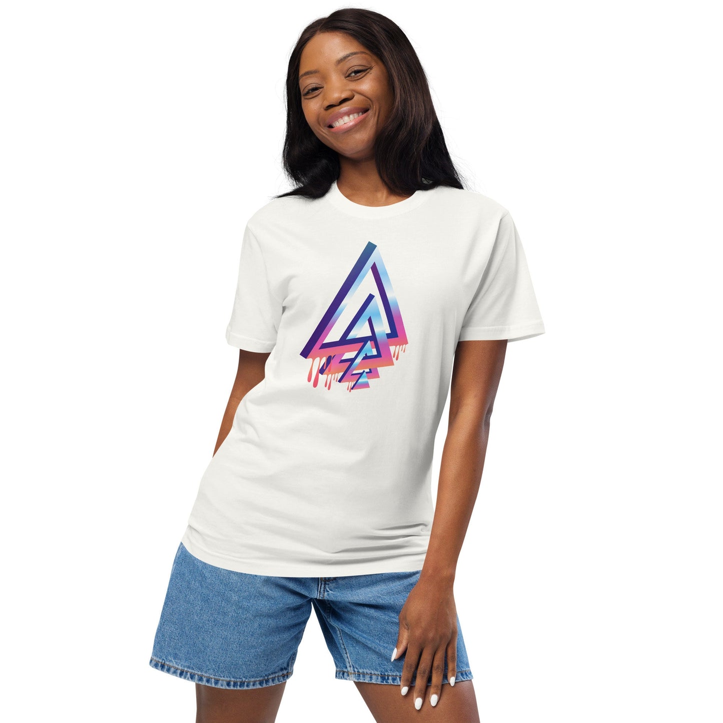 Escher Triangles - Ladies Tshirt