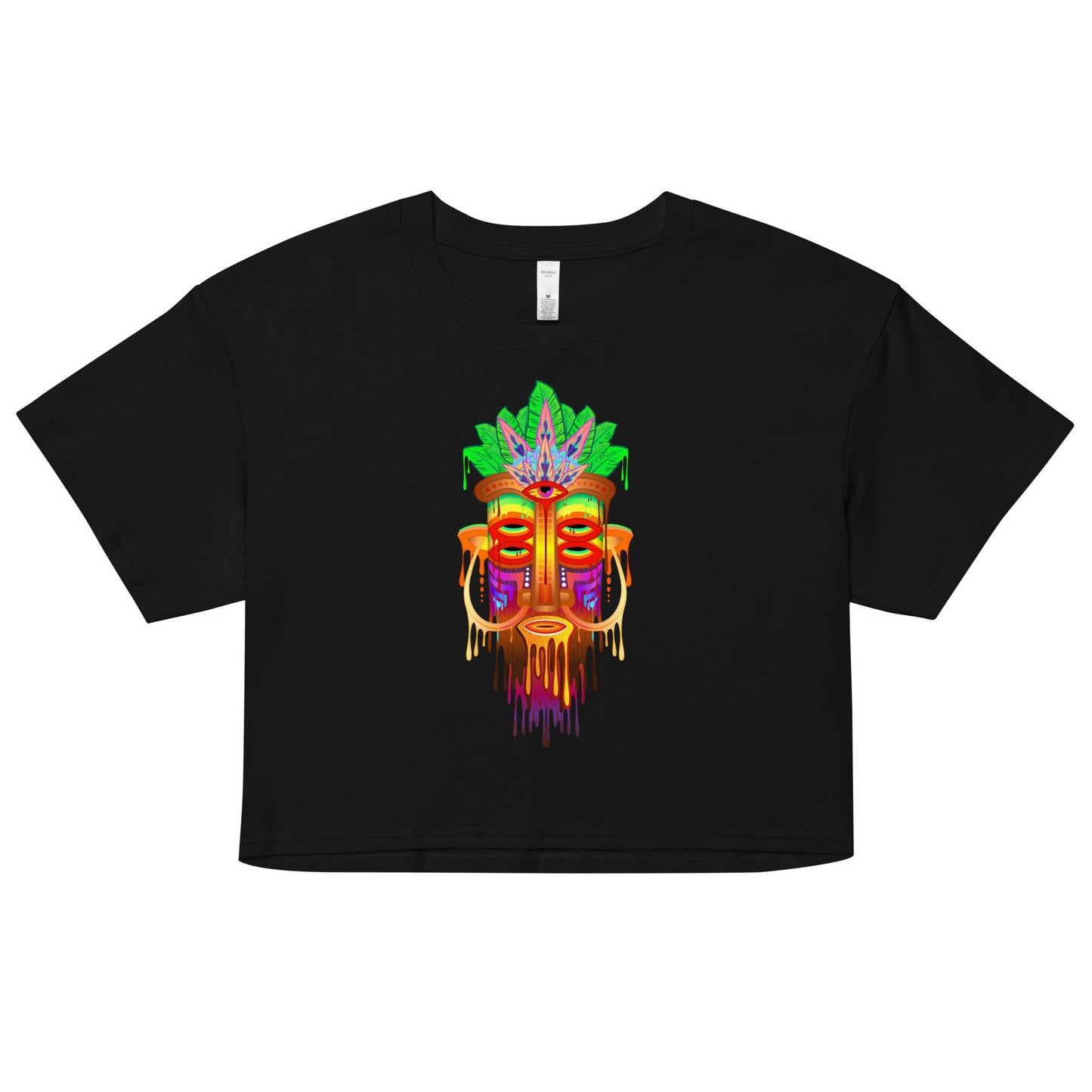 Tiki Head - Ladies Crop