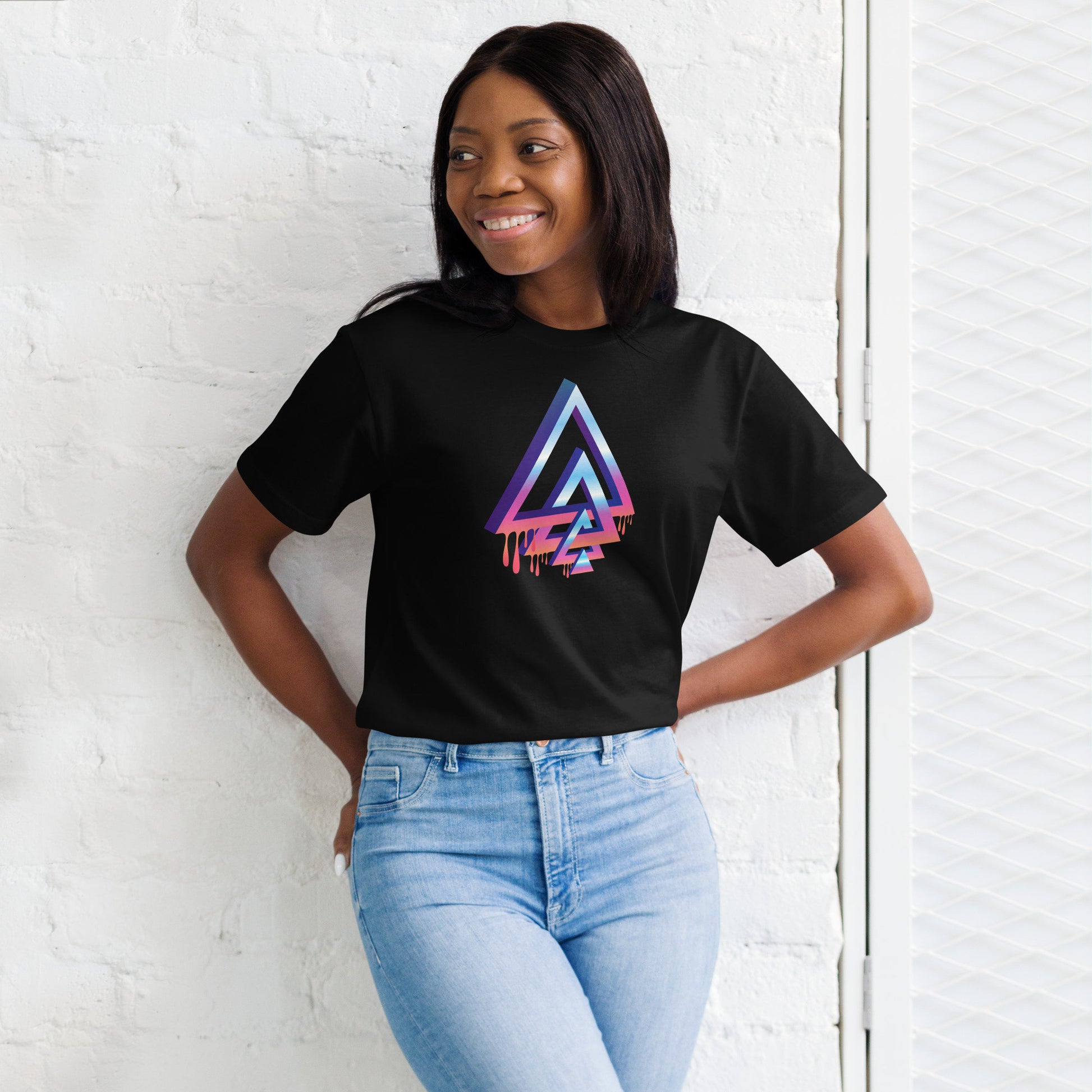 Escher Triangles - Ladies Tshirt