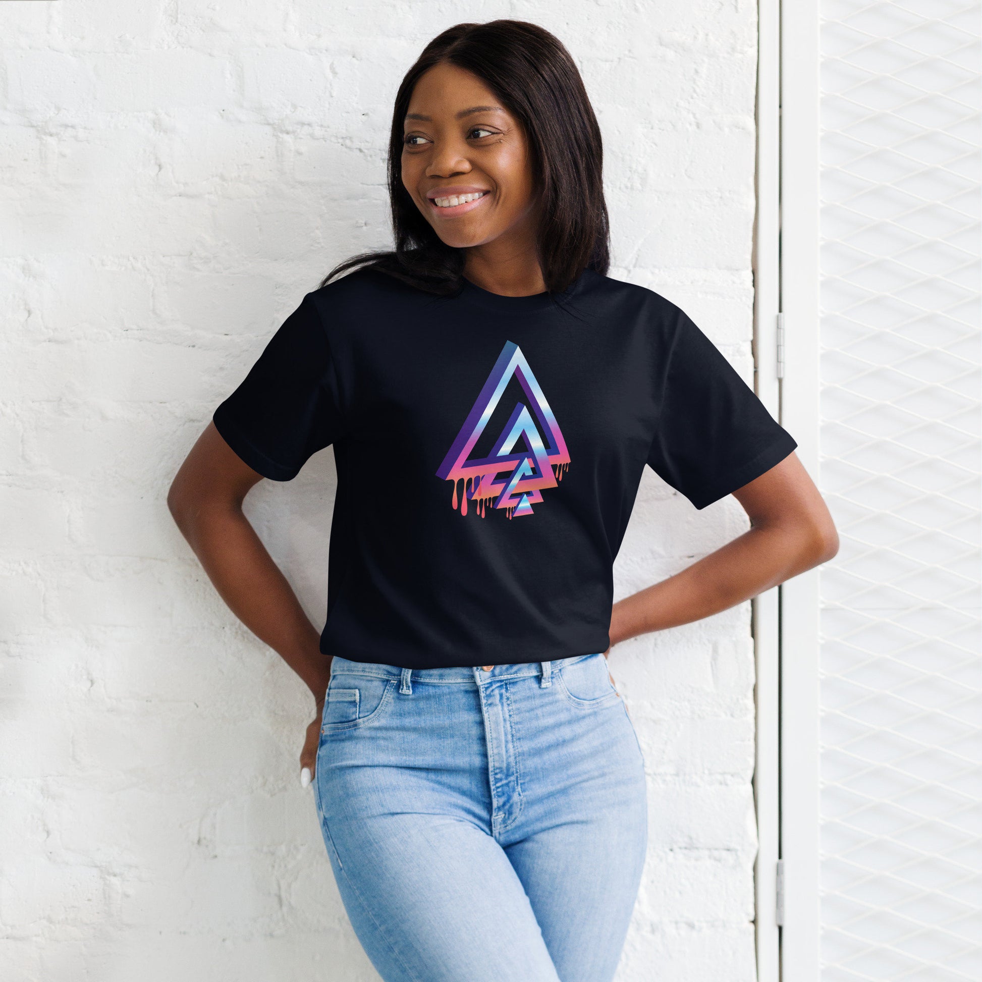 Escher Triangles - Ladies Tshirt