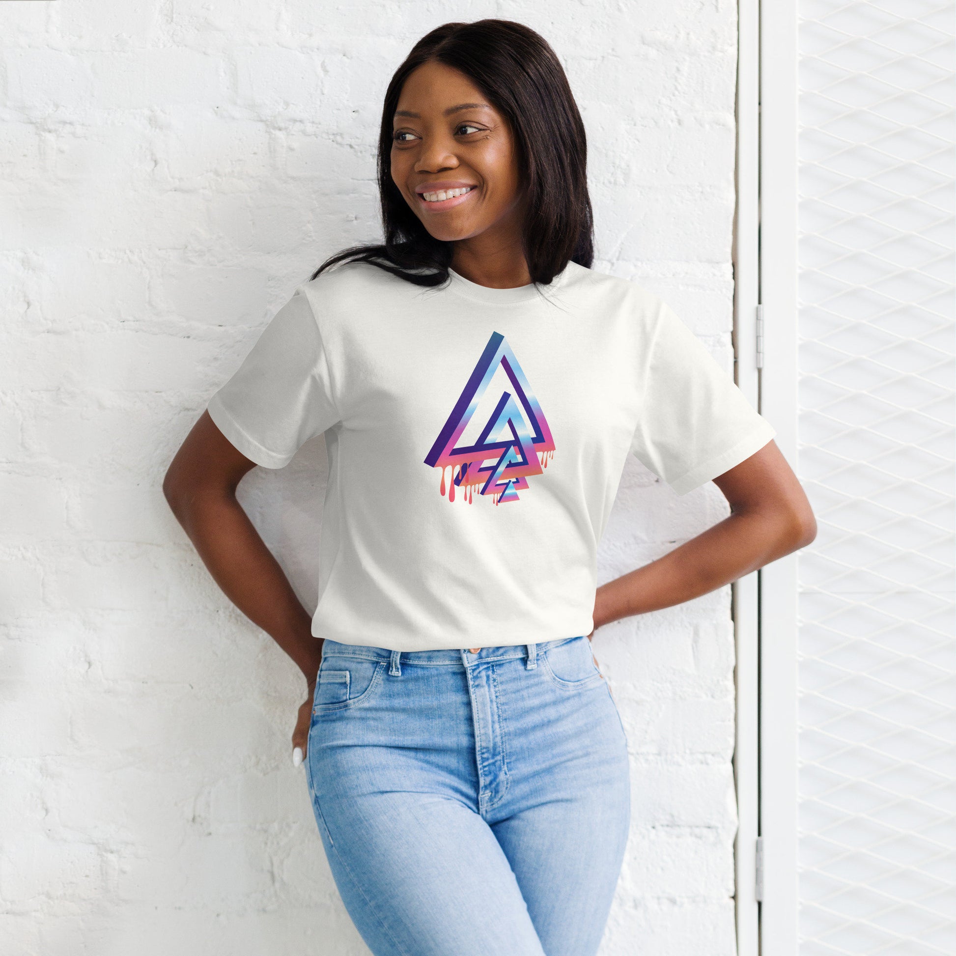 Escher Triangles - Ladies Tshirt